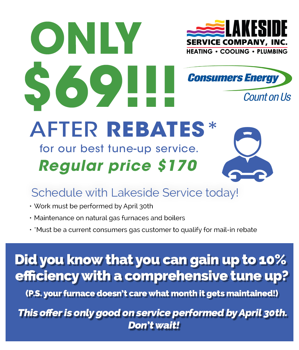 Rebates Lakeside Service Co Inc